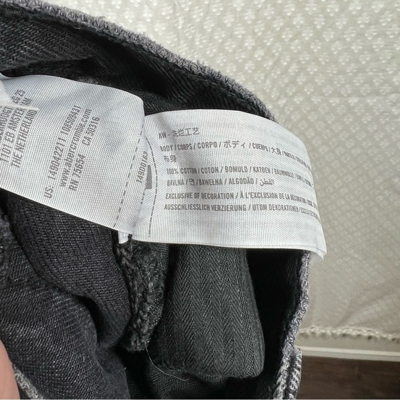 Abercrombie & Fitch Black Curve Love The Boyfriend Mid Rise Shirts - Picture 5 of 5